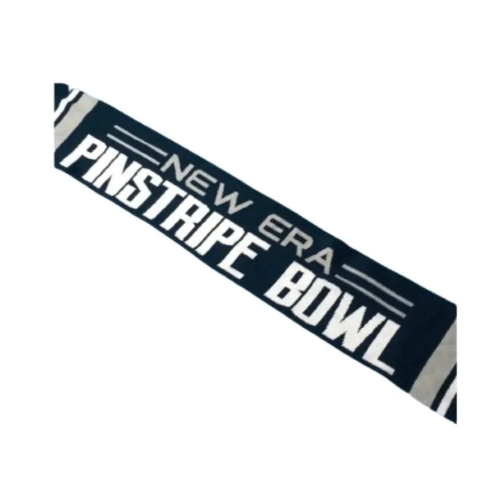Yankee Stadium pinstripe bowl blue/white scarf, Unisex NWT (C41)